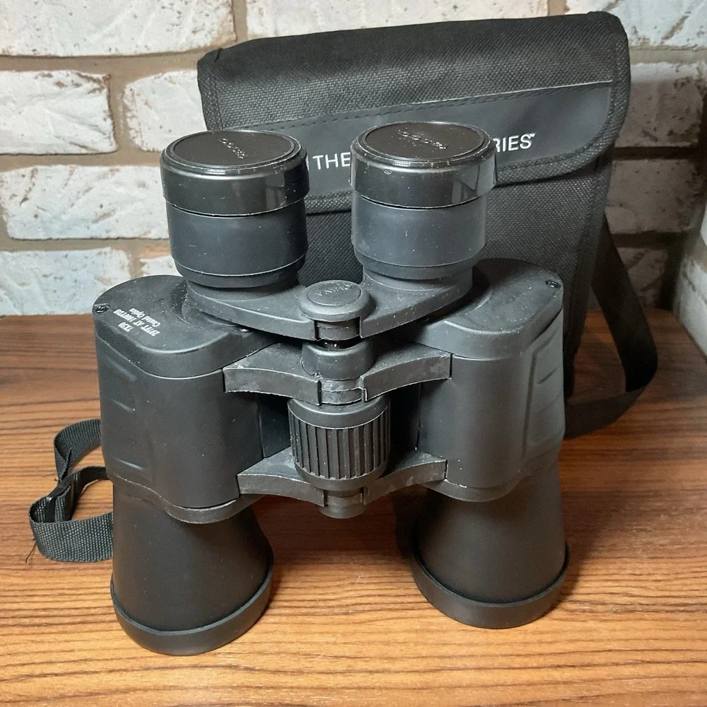 7x50 Binoculars Coated Optics 297ft/1000yd Birding Hunting w Case & Caps